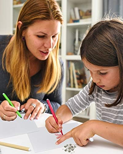 Csyidio 175 Pieces Shrink Plastic Sheet Kit Include 25 Pieces Shrink Plastic Sheets with 150 Pieces Metal Accessories for Kids Creative Craft and Making Earrings, Key Chains