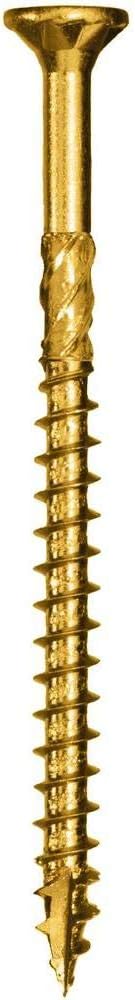 GRK103105#9 by 3-1/8-inch Star Drive Bugle Head R4 Multi-Purpose Wood Screw, Steel (Pack of 80)
