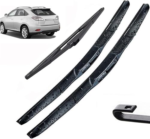 Calidad OEM 3 unids delantero trasero limpiaparabrisas conjunto para Lexus RX450H RX350 RX 450h 350 2015 2014 2013 2012 2011 2010 26 22 16 pulgadas