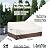 Finiboko 3-Seater Outdoor Couch Cover,76Wx32Dx31H Inches Patio Furniture Covers, Heavy Duty Covers for Outdoor Furniture Covers Waterproof, Beige&Brown