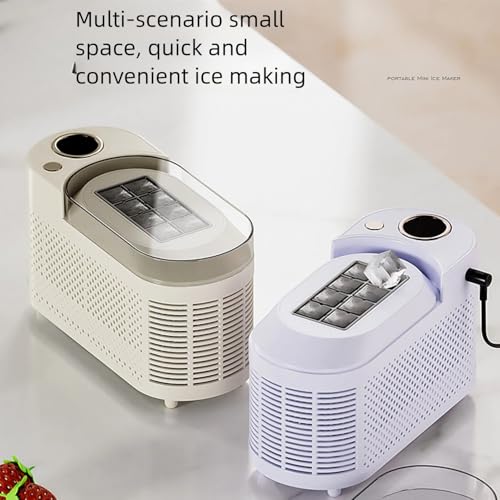 Mini Máquina de Hielo Portátil KYOFIS 12V 8 Cubos miniatura 3