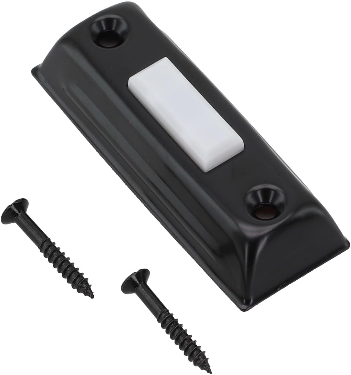 Wired Doorbell Button, Wired Door Bell Push, Weather Resistant Wall Mounted Replacement for Wired Doorbells