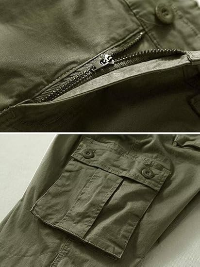 Cargo Pants Women Baggy Camo Tactical Pants Straight Leg Casual Y2K Work Trousers with 9 Pockets No Belt - Image 6