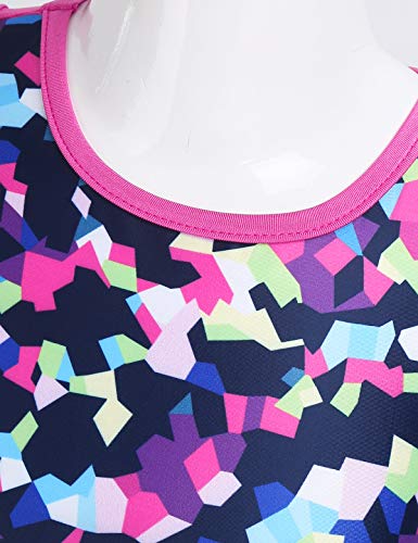 inlzdz Kids Big Girls Athletic Dance Outfits Sleeveless Racer Back Sports Bra Tanks with Legging Gym Tracksuits Activewear - Image 7