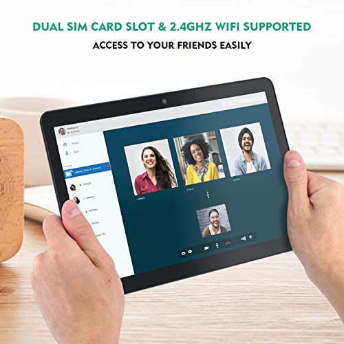 Winsing Tablet 10 Inch, Android 9.0 Pie, 3G Phablet, 2Gb Ram, 32Gb Storage, Quad-Core Processor, Dual Sim Card Slot And Cameras, Wifi, Bluetooth - Black #TOP3