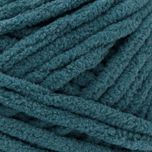 Image of Bernat Blanket Dark Teal Yarn - 2 Pack of 10.5oz /300g - Polyester - 6 Super Bulky - 220 Yards - Knitting /Crochet