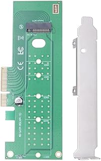 lanema M.2 NVMe SSD to PCI-E 4X 8X 16X PCIE 3.0 Adapter Card Desktop Rear Panel Expansion Support 2230 2242 2260 2280 22110 M.2 NVMe SSD