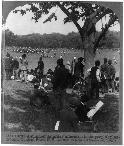 HistoricalFindings Photo: A Summer Saturday Afternoon in The People's Playground,Central...