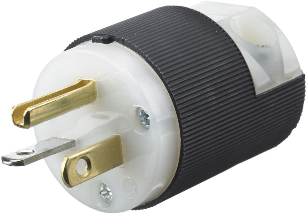 HUBBELL 5366C NEMA 5-20P, 125V, 20A, DEAD FRONT PLUG