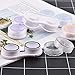 KISEER 15 Pack Clear Cute Contact Lens Case Box Holder Container Storage Kit