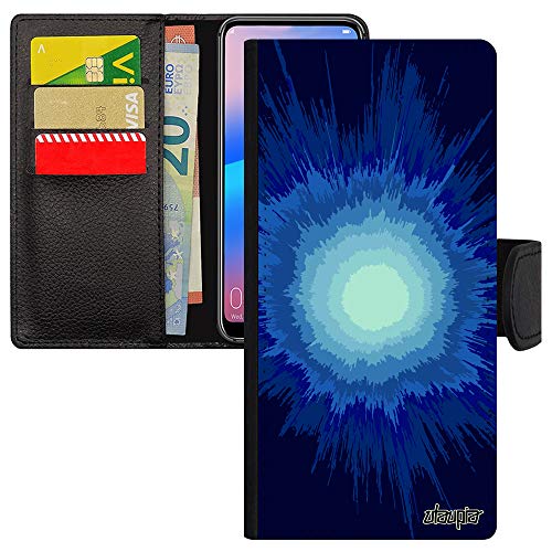 Coque rigide Redmi Note 9s antichoc avec portefeuille et texture cuir