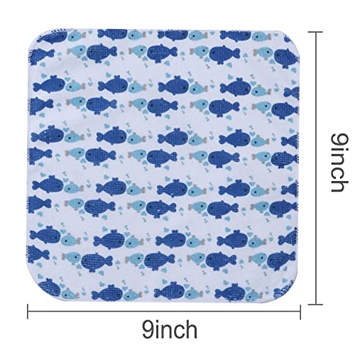 Softan Baby Washcloths, 24Pack Baby Wash Cloths Extra Soft & Ultra Absorbent, Baby Towels And Washcloths Face Towel Unisex For Boys Girls Face & Body, Washclothes Gentle On Sensitive Skin, 9''X 9'' #TOP2