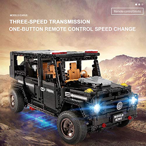 TYPIS Technologie Geländewagen mit App / 2,4 GHz Fernbedienung, 1:10 Geländewagenspielzeug, 1662 Teile, Bauspielzeug… – Bild 3