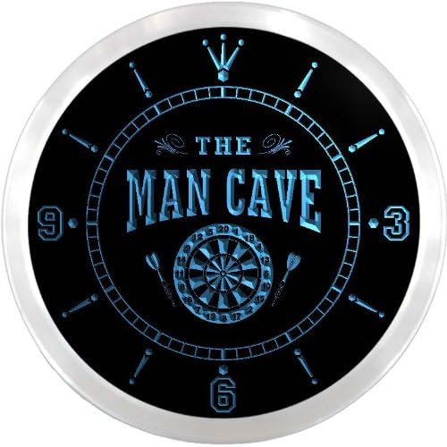 AdvPro ncx0064-tm Nicholas Smith The Man CAVE Custom Name Neon Sign Clock