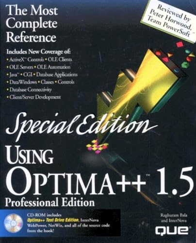 Using Optima++ 1.5, Special Edition: 9780789708946: Computer Science ...