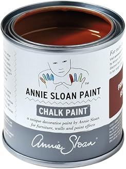 Annie Sloan Chalk Paint® (Primer Red, 120 ml/4.06 Fl Oz) a unique decorative paint for furniture, cabinets and home décor with no sanding or priming