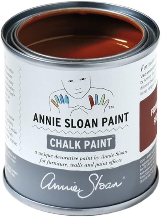 Annie Sloan Chalk Paint® (Primer Red, 120 ml/4.06 Fl Oz) a unique decorative paint for furniture, cabinets and home décor with no sanding or priming