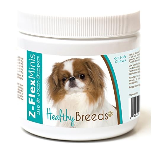 Healthy Breeds Japanese Chin Z-Flex Minis Hip and Joint Support Soft Chews 60 Count