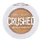 Palladio Crushed Metallic Eyeshadow, Eclipse, Pressed Pigments for Highly Reflective Foil Finish, Cream Eyeshadow w/ No Creasing, Amazing Color Depth, Apply Glitter Eyeshadow with Eyeshadow Brushes