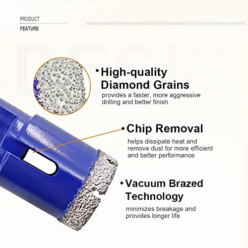 Set de brocas de diamante para azulejos miniatura 5