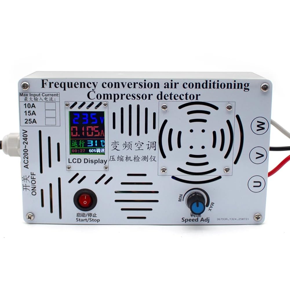 Detector de Compresor de Aire Acondicionado con Convertidor de Frecuencia, Herramienta de ReparacióN de Compresores de Aire Acondicionado Inverter de 1 una 4, Enchufe Europeo.