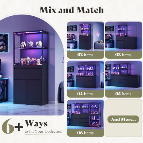 Image of AMERLIFE Modular DIY 3-Drawer Storage Cabinet, 32 x 16 x 36 Inch