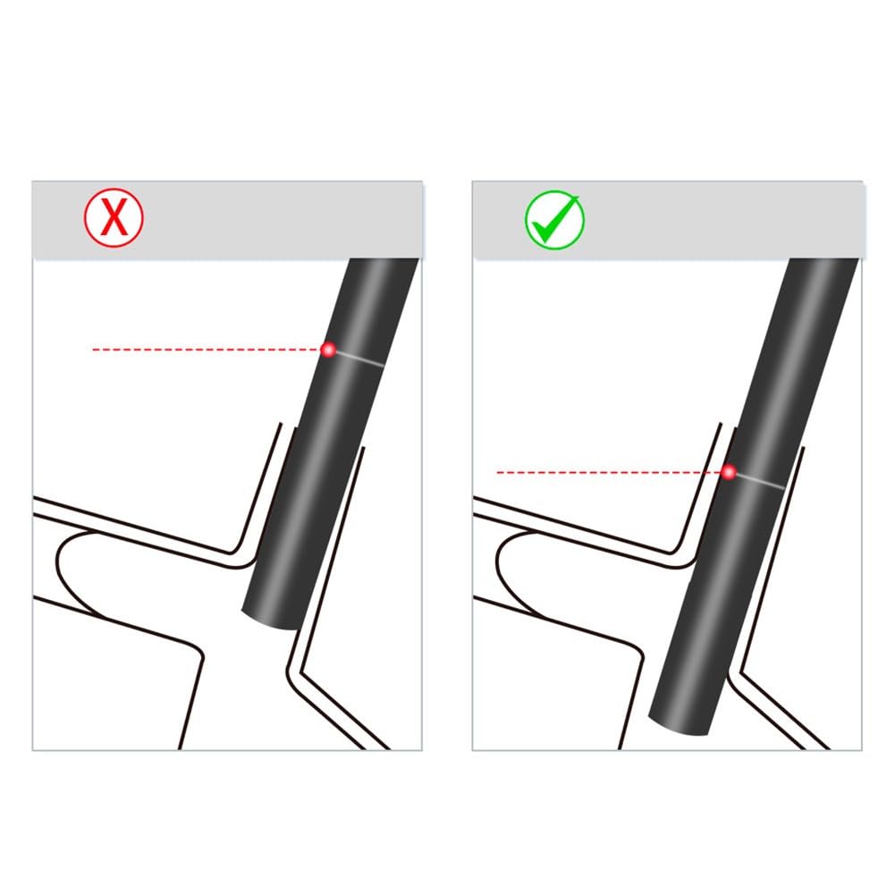 Ręczna sztyca podsiodłowa do rowerów górskich – hydrauliczna sztyca podsiodłowa, średnica 31,6 mm, długość 380 mm, skok 100 mm, konstrukcja ze stopu aluminium
