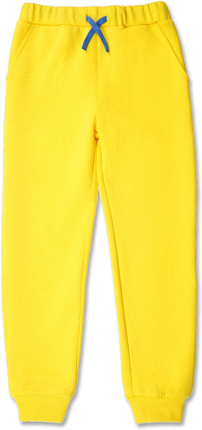 Kid Active Winter Sweatpants Casual Jogger Sweatpants with Drawstring Athletic Training Pants Winter wear for Boys and Girls 2 3 4 5 6 7 Years-image-45