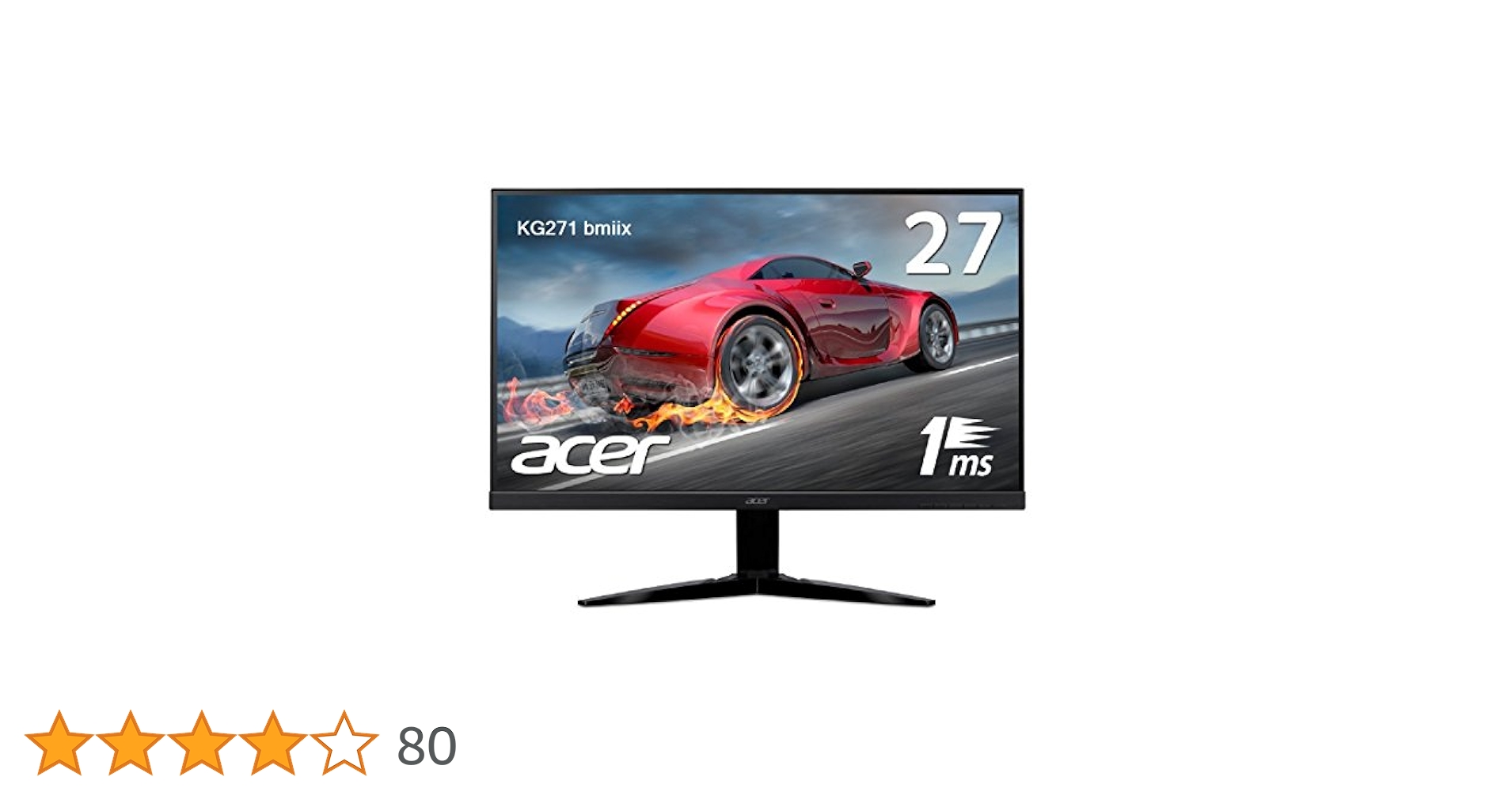 Acer 27インチ R271Bbmix フルHD IPS 1ms Amazon.co.jp: Acer ゲーミングモニター KG271bmiix 27インチ