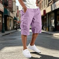 Herren Kurze Hosen Herren-Shorts Herrenshorts Latzhose Kurz Männer Sporthose Reissverschluss Hose Mit Reißverschluss Chino Shorts Sommer Jogging Cargo Baumwolle Cargohose Halblange Bermuda Freizeit – Ansicht 2