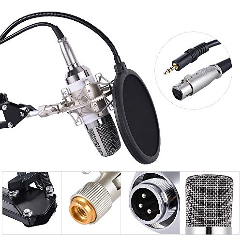 Microphone de studio d'enregistrement de diffusion et bras articulé suspendu - 6