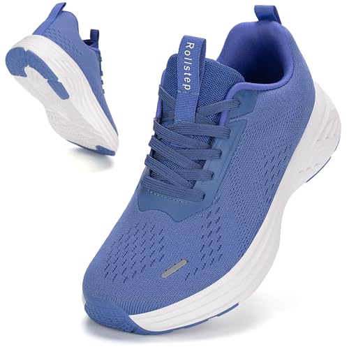 Image of Wide Toe Box Shoes Women Sneakers Extra Wide Width Arch Support Non-Slip Tennis Athletic Ultralight Running Shoes for Women Walking Diabetic Plantar Fasciitis Footwear 6-12