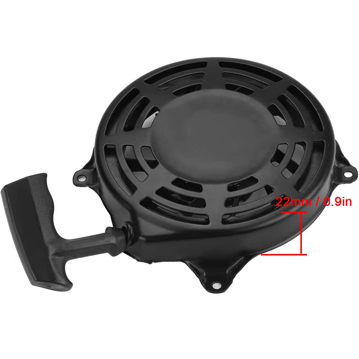 ZAMDOE 497680 Conjunto de arrancador de Retroceso para Briggs & Stratton 497598 498144 12 Motor CID Motor, arrancador de rebobinado para Oregon 31-068 para rotativo 12368150-3