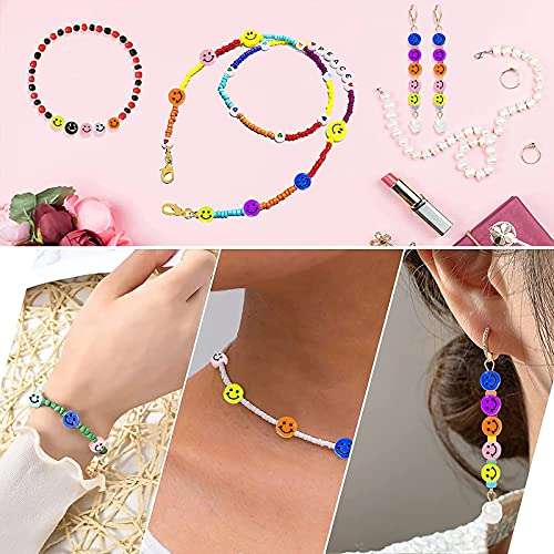 Numero di Perline Perline con Faccina Sorridente