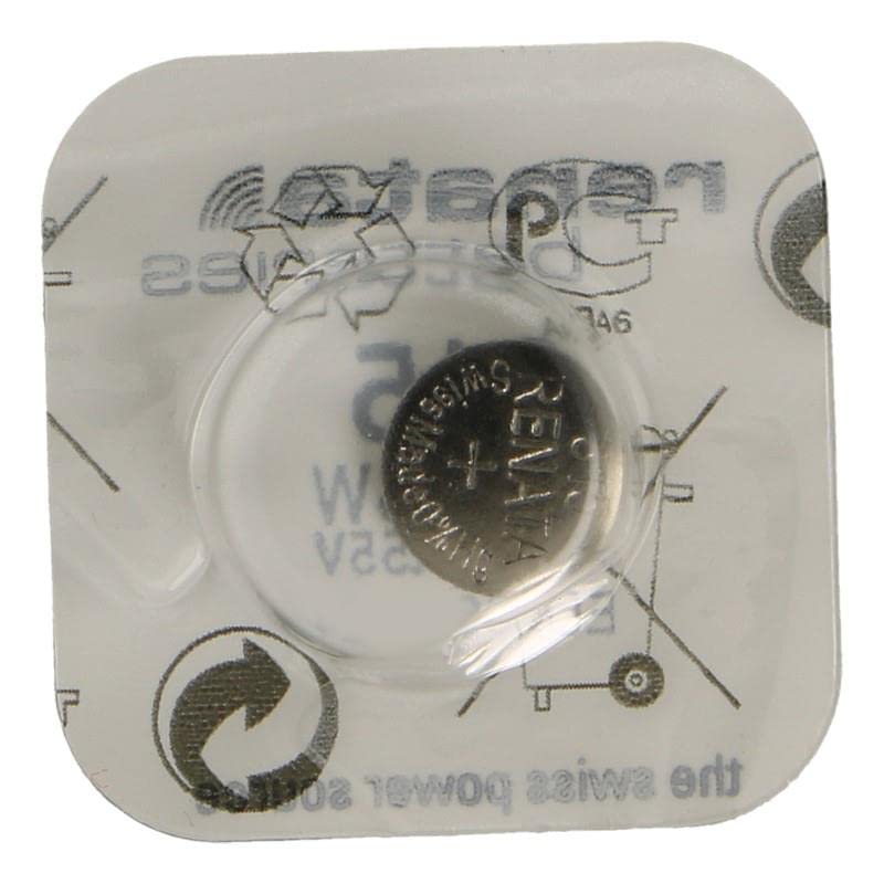 RENATA Set Di 5 Batterie A Bottone Argento Ossido 315/SR716 SW 0% Mercurio 1,55 V - Foto 5