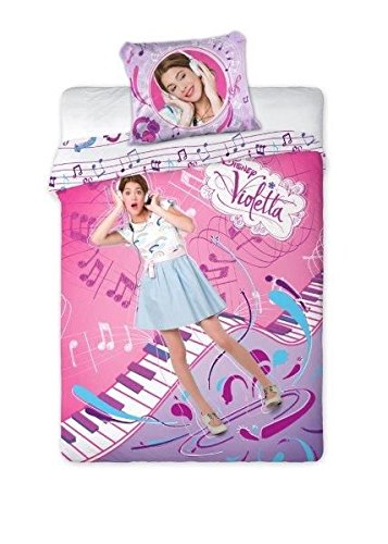 Disney Copripiumino + federa con Violetta 160 x