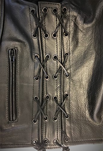 Milano Sport Leather Motorcycle Riding Vest Side Extension Panels (pack of 2)3