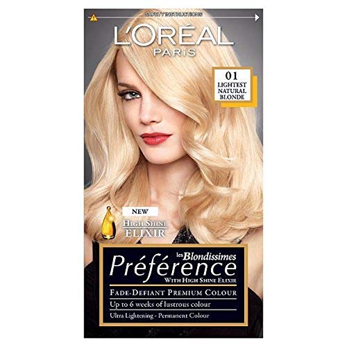 Loreal Paris Preference Blondissimes Hair Color 01 Lightest Natural Blonde