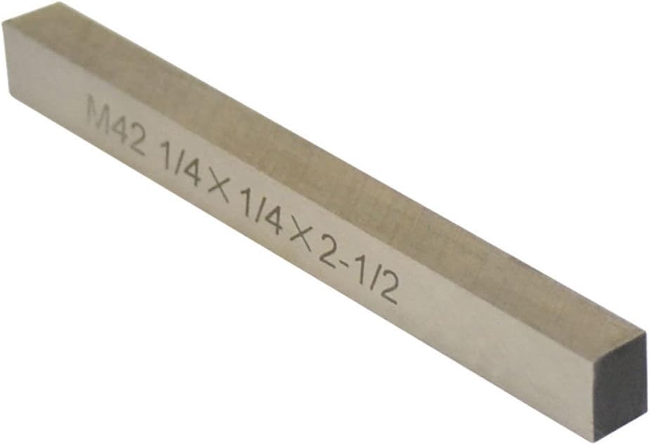 M42 1/4'' x 1/4'' x 2-1/2'' Cobalt Steel Square Tool Bit Lathe Fly Cutter Mill Blank