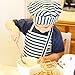 Dapper&Doll Kids Apron and Chef Hat - Gift Set for Boys Girls Ages 4-10 - Blue Stripe