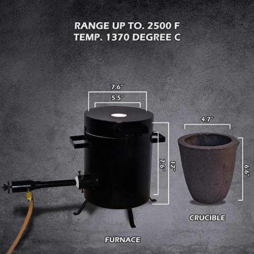 5 Kg Metal Melting Furnace Precious Metal Melting Gold Silver Copper Brass Bronze