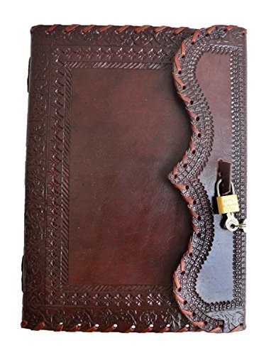 10 large Genuine Leather Journal Vintage Antique Style Organizer Blank Notebook Secret Diary Daily Journal Personal Diary 10" large Genuine Leather Journal Vintage Antique Style Organizer Blank Notebook Secret Diary Daily Journal Personal Diary