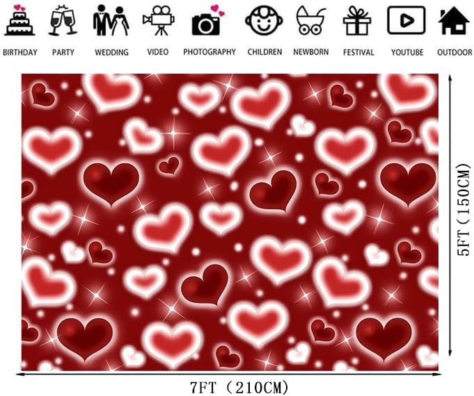 Miniatura 5 de Fondo Fowecelt para el Día de la Madre de 7 x 5 pies  Fondo retro de los años 90 para cumpleaños de mamá, sesión de fotos, decoración de fiesta y