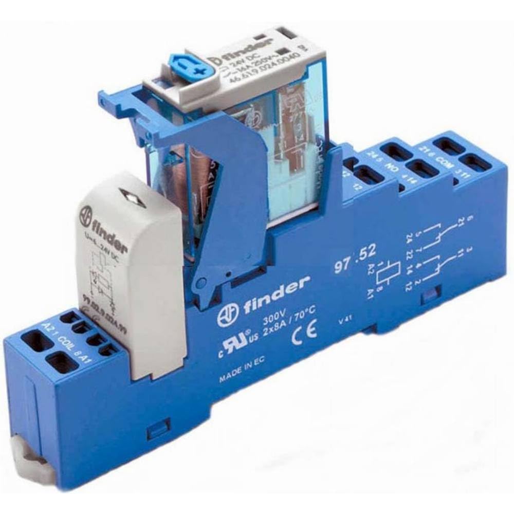 Module relais Finder 24V DC pour sécuriser la commutation de tableau 8A