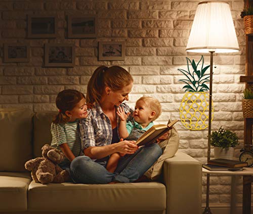 Apanda Metal Pineapple Wall Decor, Tropical Pineapple Art Wall Hanging Home Outdoor Decorations For Kitchen Bathroom Bedroom And Living Room (Yellow) #TOP4