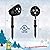 Tangkula Christmas Santa Claus on Sleigh Projector Light, Rotating LED Projection Lamp with 60° Adjustable Angle, Outdoor Landscape Decorative Lighting for Christmas, Holiday, Party, Garden, Patio