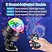 Disco Ball Party Lights Portable Rotating Lights Sound Activated LED Strobe Light 7 Color with Remote and USB Plug in for Car Home Room Parties Kids Birthday Dance Wedding Show Club Pub Xmas (2 Pack)