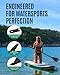 ZLX Paddle Board Fins Replacement, Detachable Paddleboard Replacement Fins, Quick Release Slide in Fin Replacement, Durable SUP Replacement Accessories (9