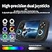 RG CubeXX Retro Handheld Game Console , 3.95 Inch IPS Screen Linux System Built-in 64G TF Card 5056 Games Support TV Output 5G WiFi Bluetooth 4.2(Black)
