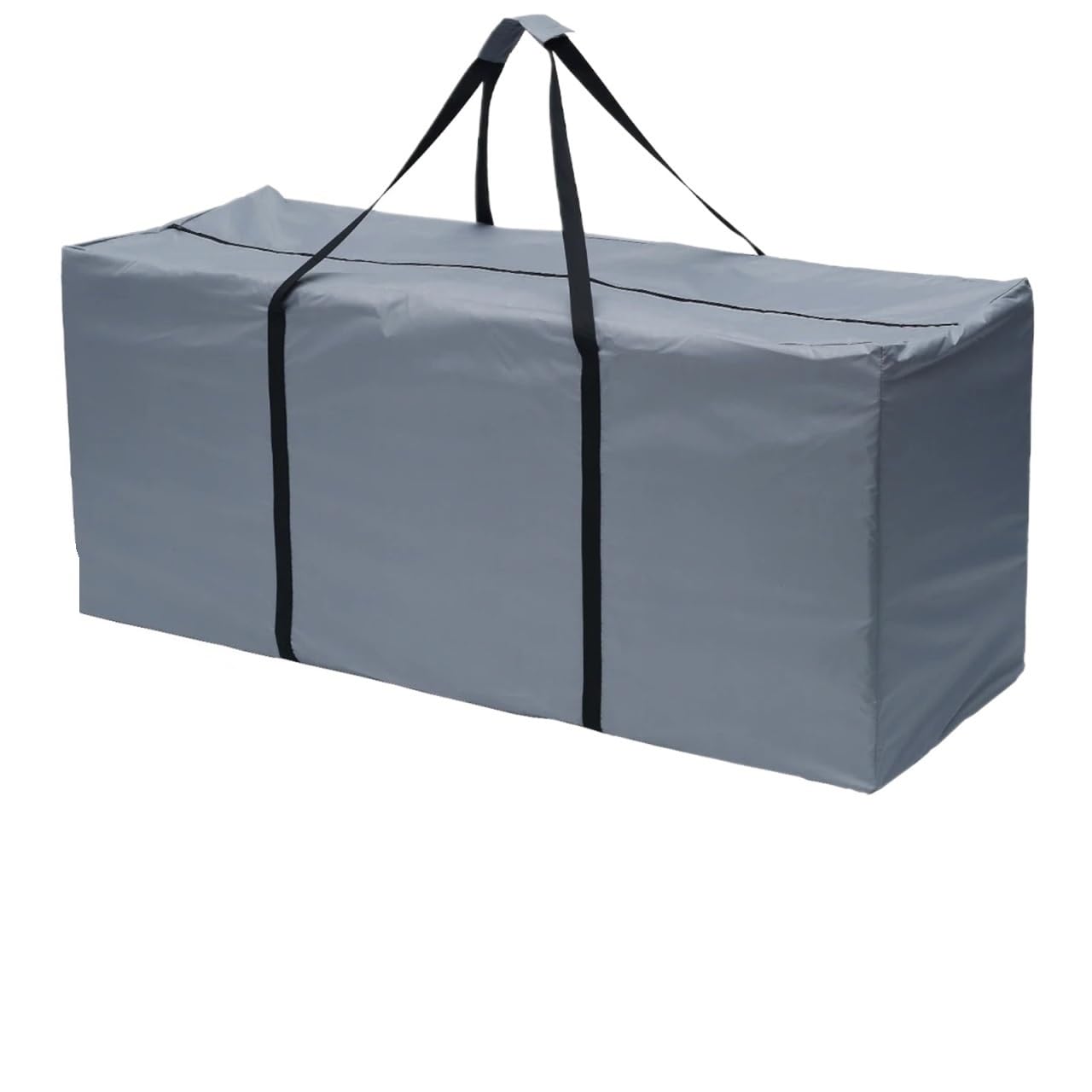 Organizer for mobili da giardino for esterni, borsa portaoggetti for cuscini, impermeabile, resistente, in tessuto Oxford antistrappo Per Cuscini(Gery 173X76X51cm)